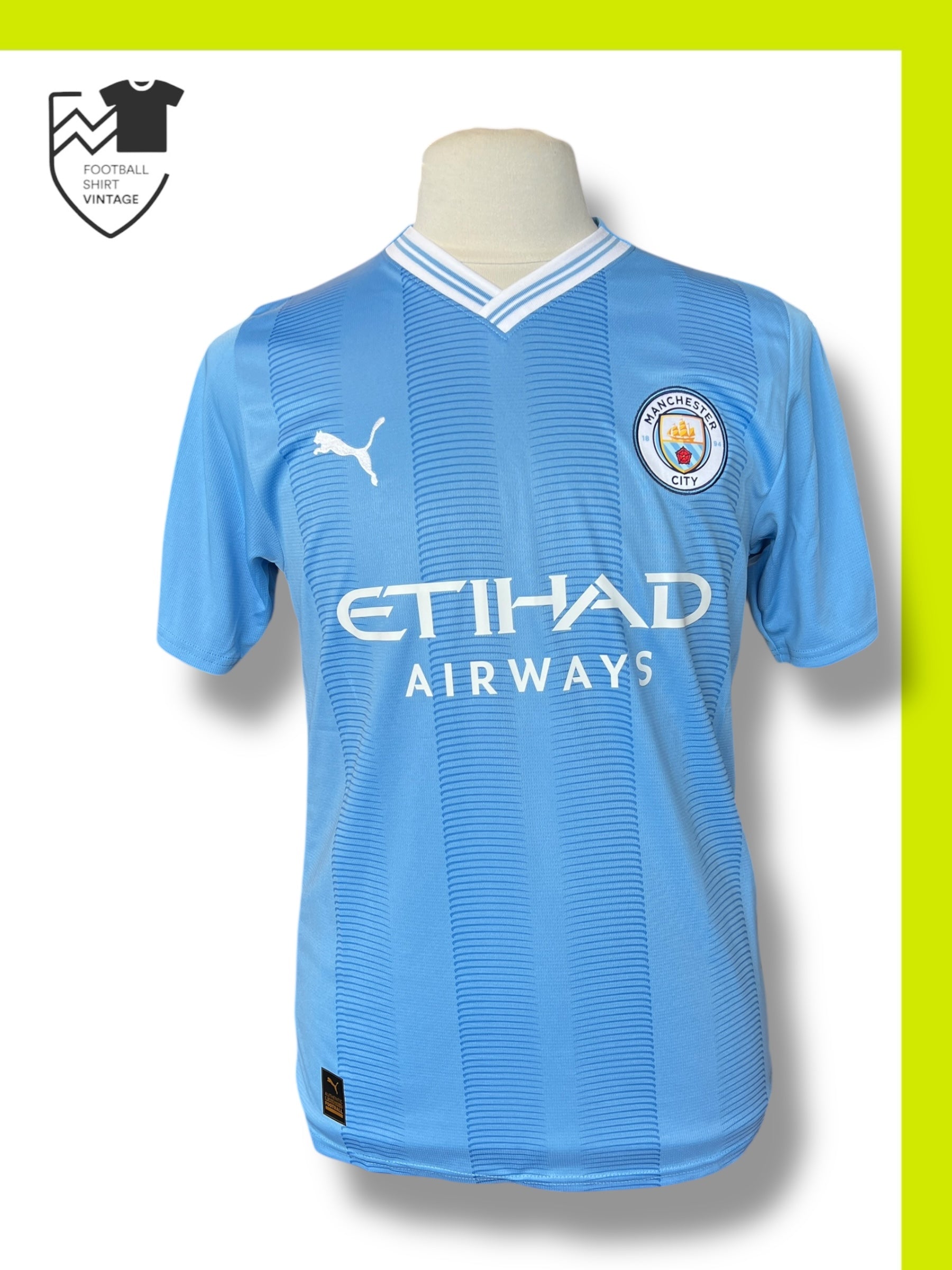 Maillot Domicile Manchester City 2023/2024 PUMA, Bleu, Taille S, Flocage De Bruyne