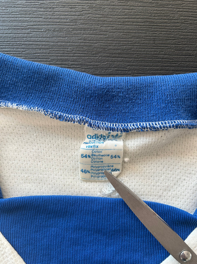 Chargez l'image dans la visionneuse de la galerie, Template Adidas Ventex Blanc à bandes bleues