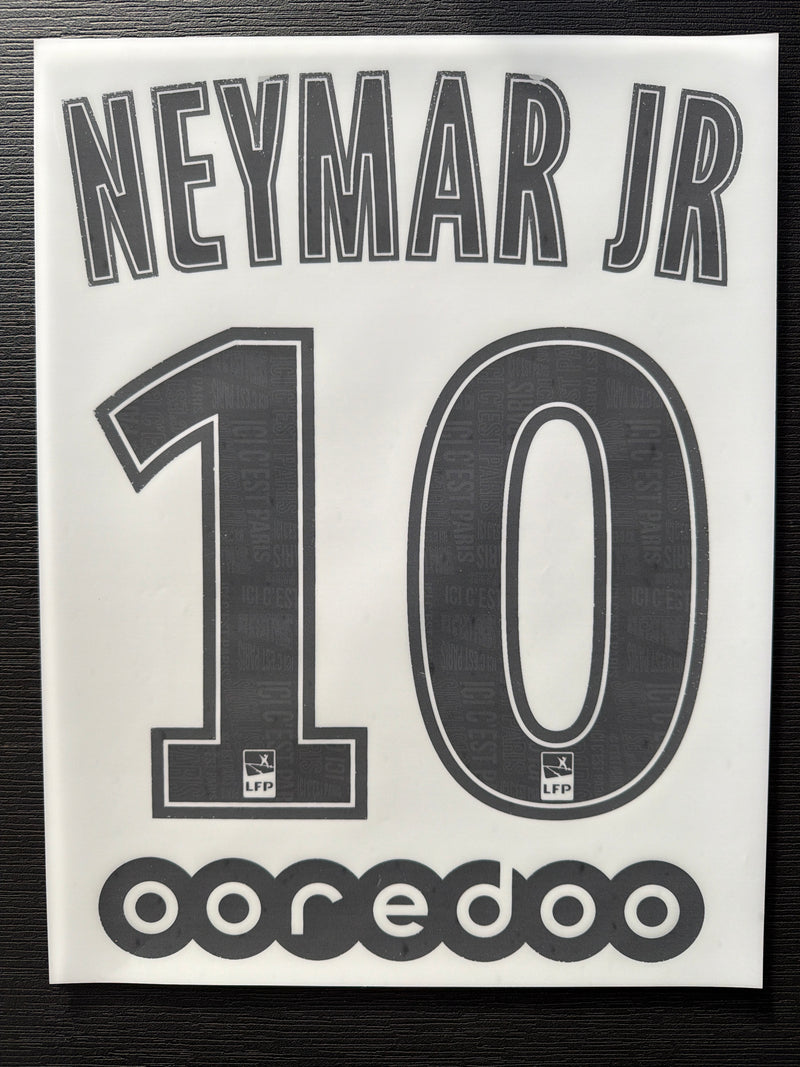 Chargez l'image dans la visionneuse de la galerie, Flocage Nameset Paris 2019-2020 AWAY 10 NEYMAR JR