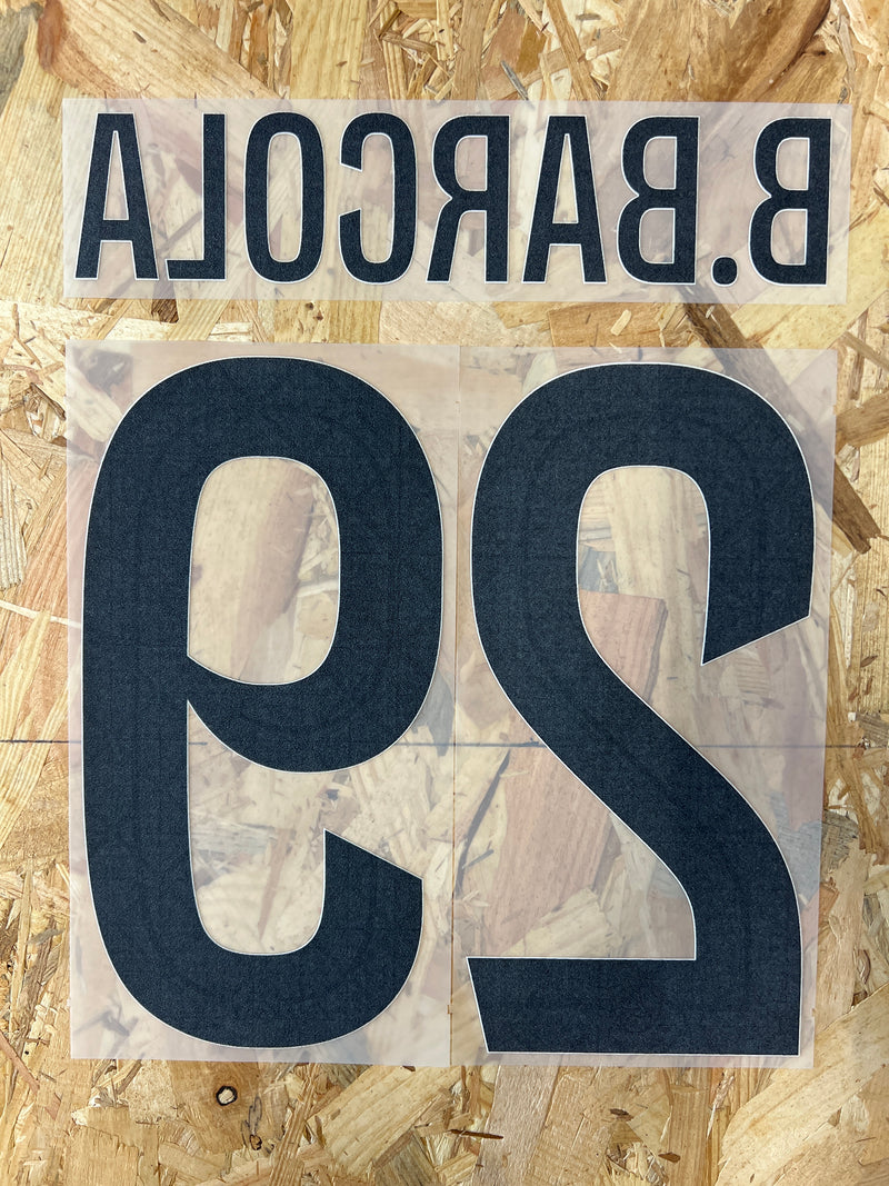 Chargez l'image dans la visionneuse de la galerie, Flocage Nameset Paris UCL 2025-2026 HOME 29 B.BARCOLA