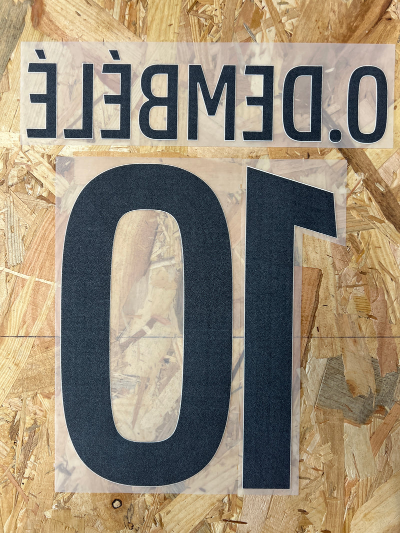 Chargez l'image dans la visionneuse de la galerie, Flocage Nameset Paris UCL 2025-2026 HOME 10 O.DEMBELE