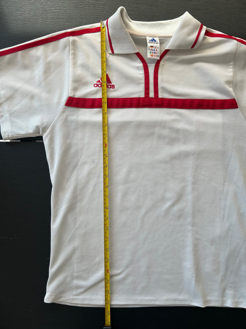 Chargez l'image dans la visionneuse de la galerie, Template Adidas Blanc à bandes rouges