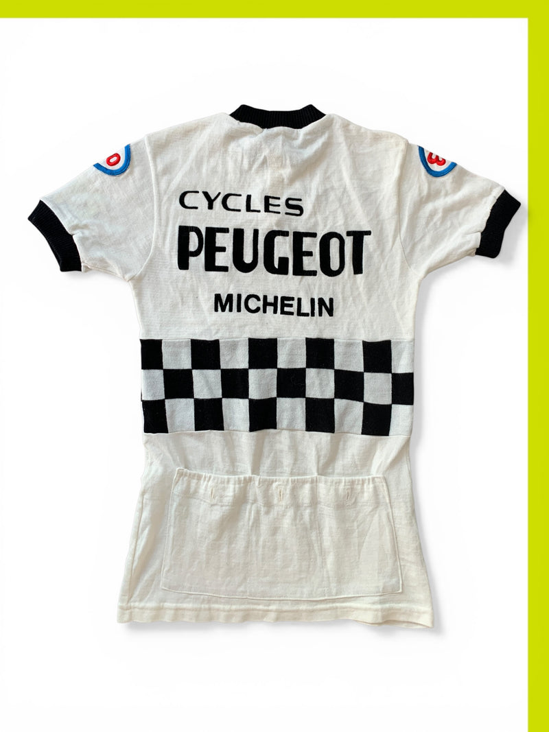 Chargez l'image dans la visionneuse de la galerie, Cyclisme Peugeot Michelin 1980s Blanc