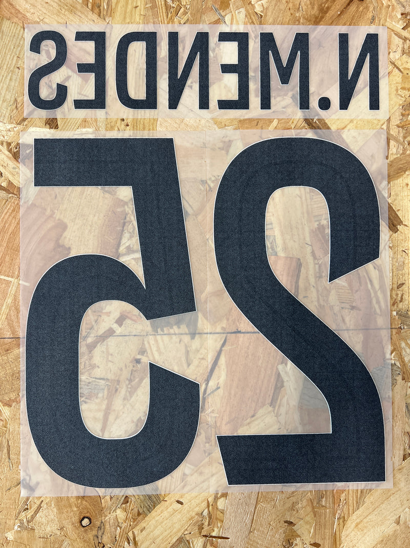 Chargez l'image dans la visionneuse de la galerie, Flocage Nameset Paris UCL 2025-2026 HOME 25 N.MENDES