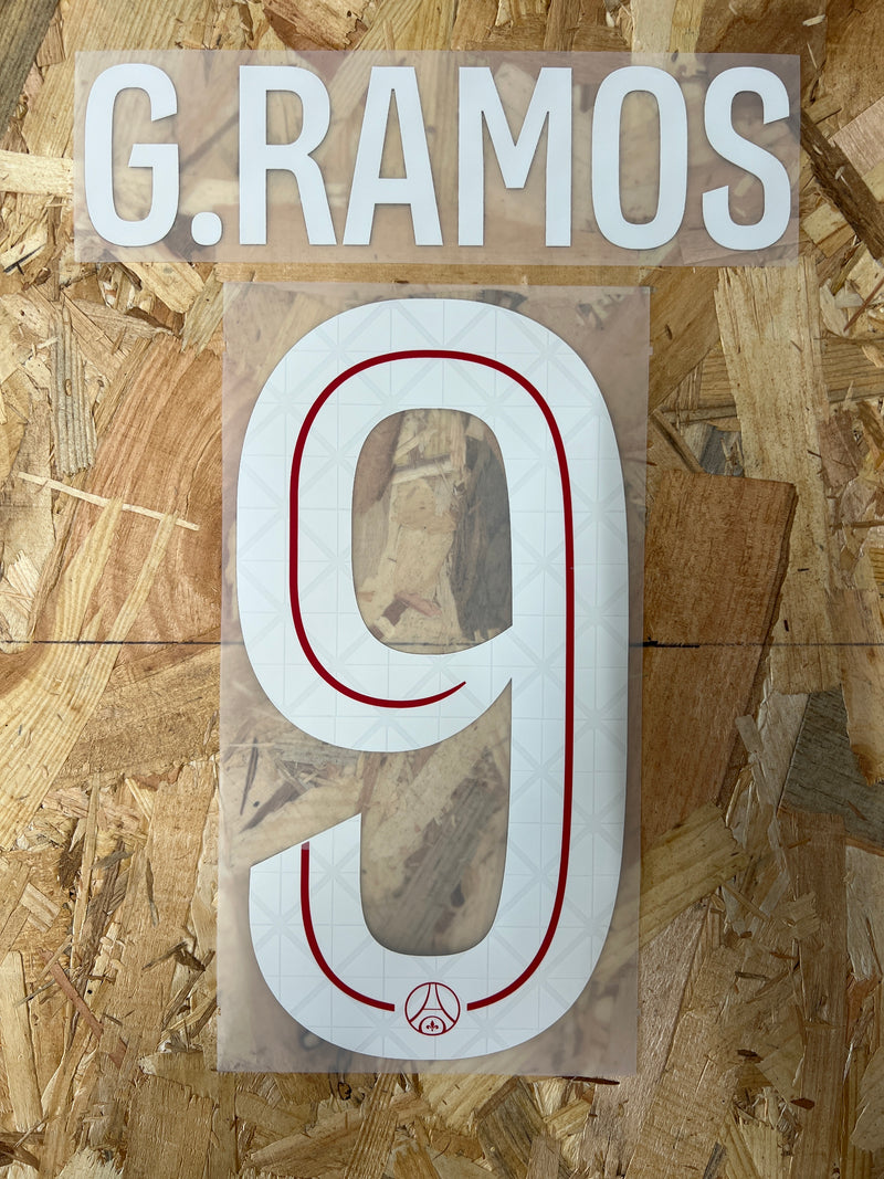 Chargez l'image dans la visionneuse de la galerie, Flocage Nameset Paris UCL 2025-2026 HOME 9 G.RAMOS