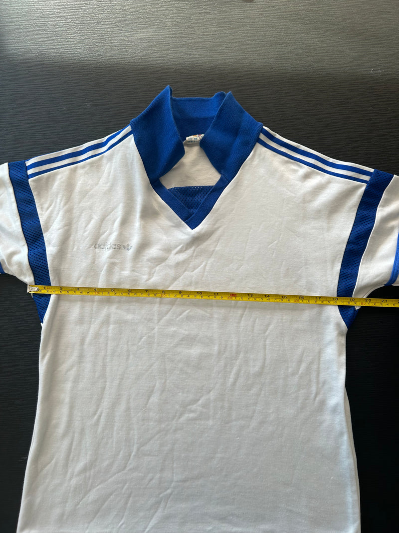 Chargez l'image dans la visionneuse de la galerie, Template Adidas Blanc à bandes bleues