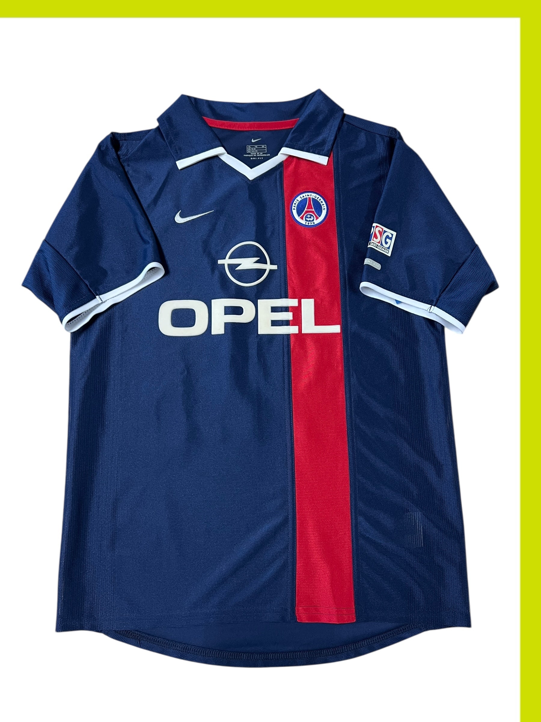 Reconditionné - Maillot Foot Vintage Paris-Saint-Germain Saison 2000 2001 Bon