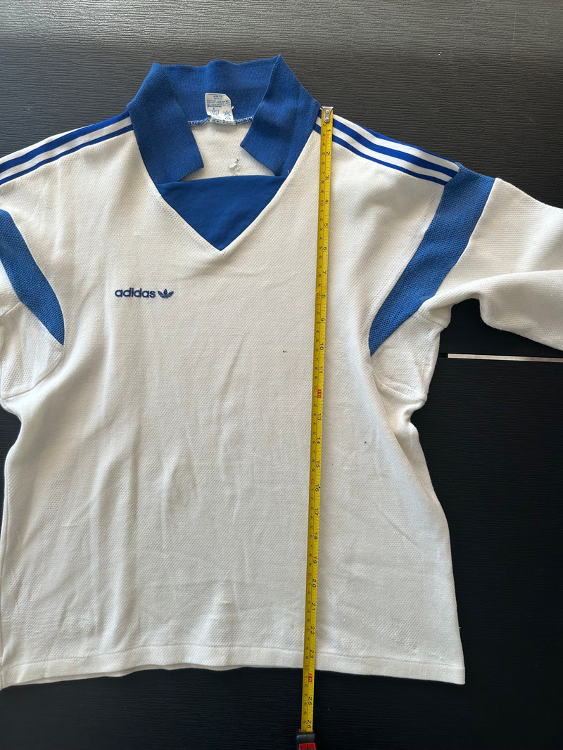 Chargez l'image dans la visionneuse de la galerie, Template Adidas Ventex Blanc à bandes bleues