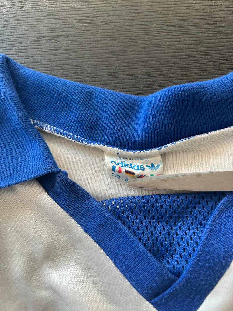 Chargez l'image dans la visionneuse de la galerie, Template Adidas Blanc à bandes bleues