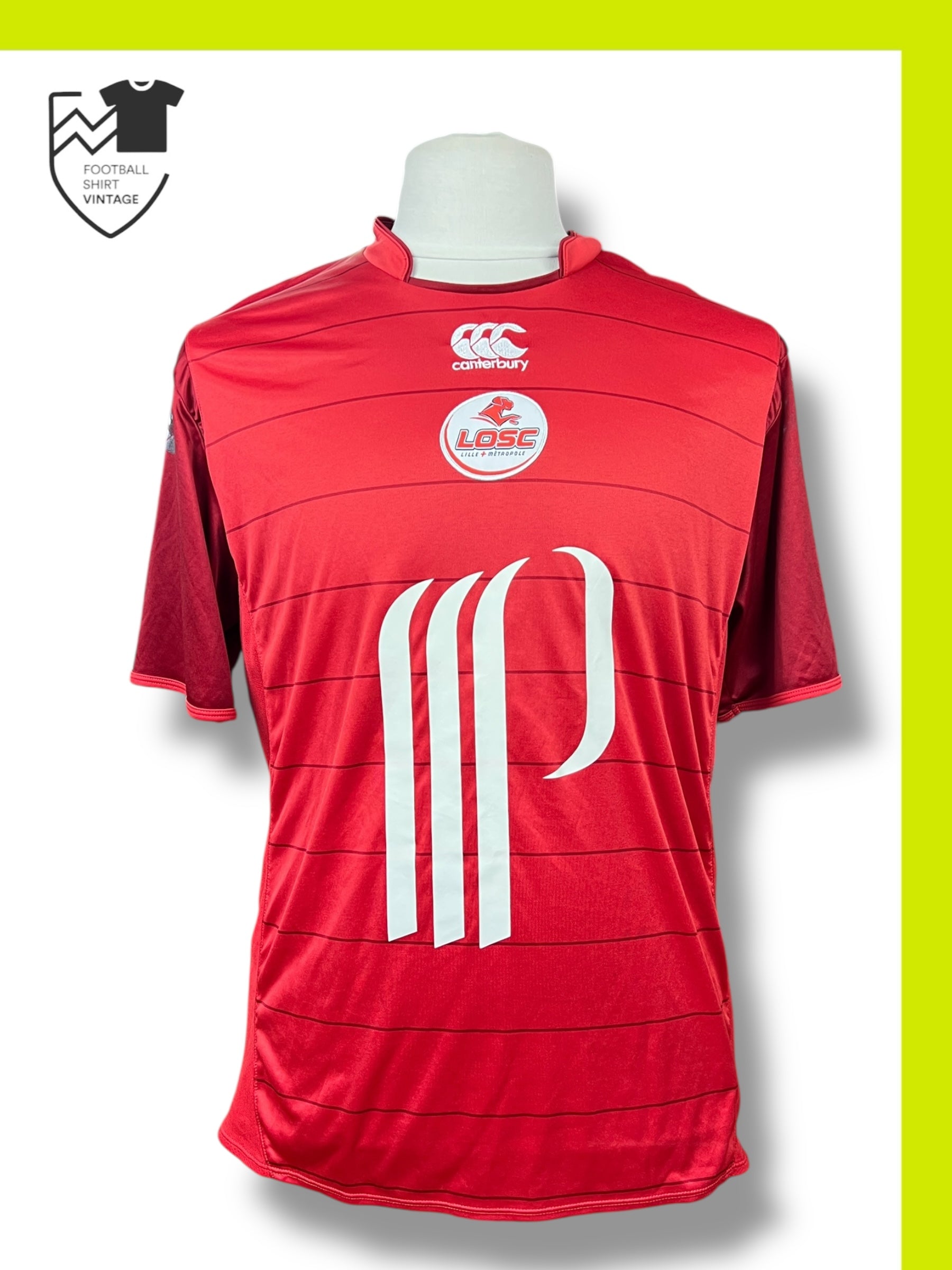 maillot football vintage Lille 2009-2010 HOME 26 HAZARD – Football