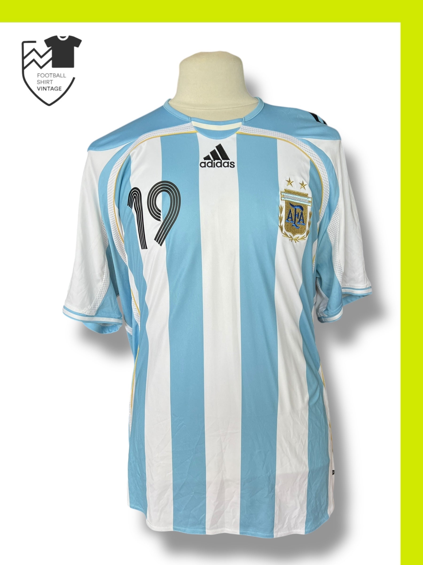 Maillot De Football Domicile De L'Argentine Pour La Coupe Du Monde 2006 P 13696