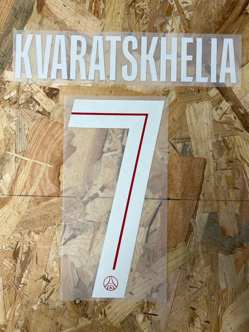 Chargez l'image dans la visionneuse de la galerie, Flocage Nameset Paris UCL 2025-2026 HOME 7 KVARATSKHELIA