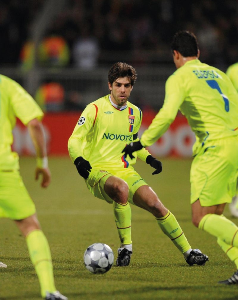 Chargez l'image dans la visionneuse de la galerie, Nameset flocage Lyon 2007-2008 THIRD Juninho #8