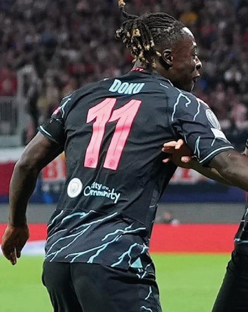 Chargez l'image dans la visionneuse de la galerie, Nameset flocage Manchester City 2023-2024 THIRD Doku #11