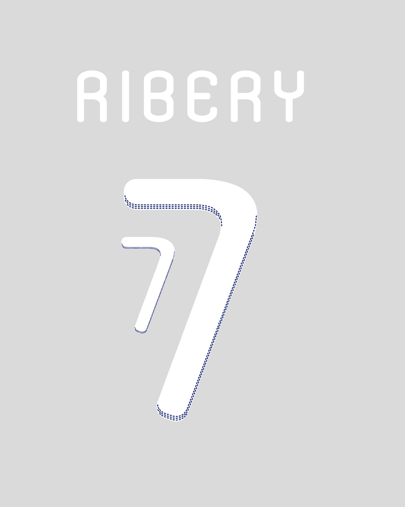 Chargez l'image dans la visionneuse de la galerie, Nameset flocage France 2010 HOME Ribery #7