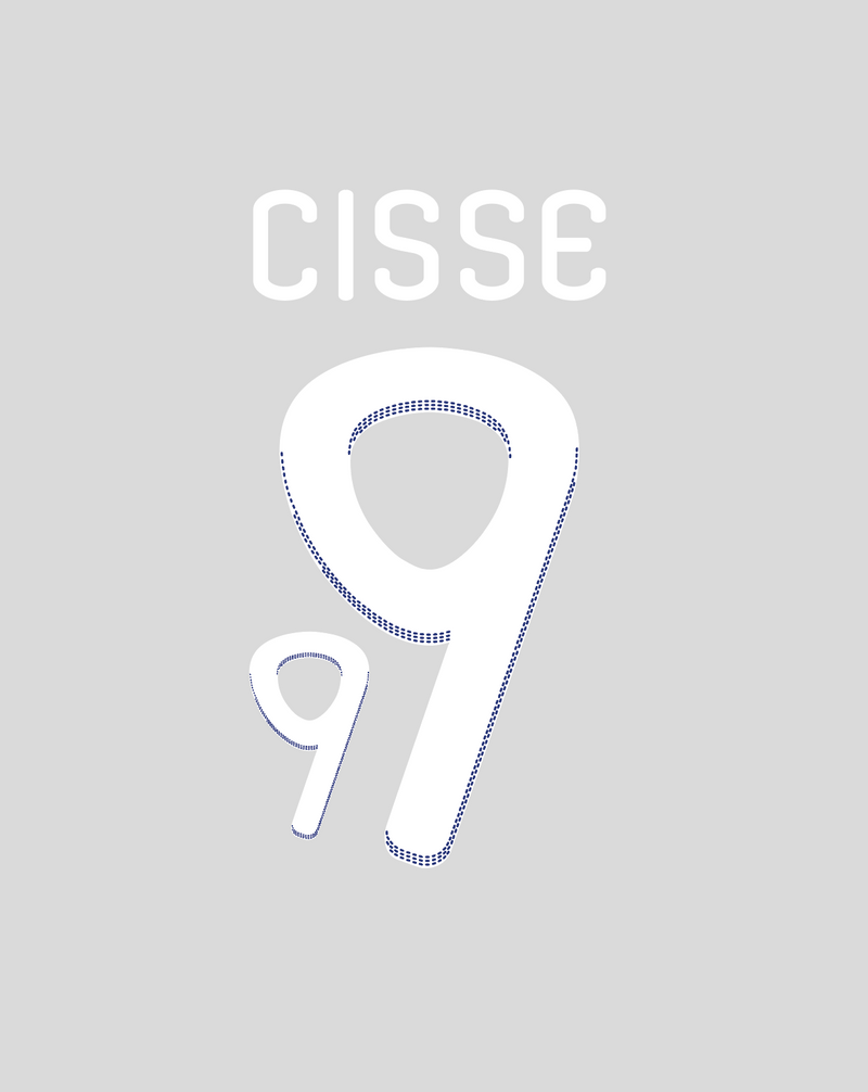 Chargez l'image dans la visionneuse de la galerie, Nameset flocage France 2010 HOME Cissé #9