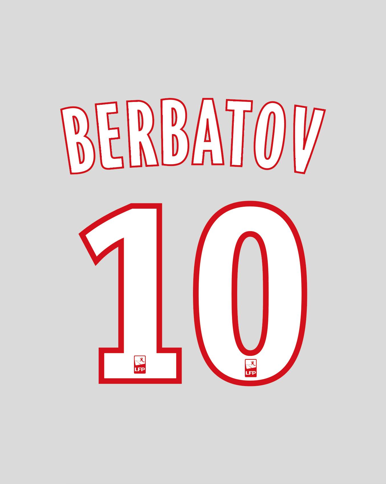 Maillot Domicile AS Monaco 2014/2015 - Berbatov #10 - Neuf Sans étiquette