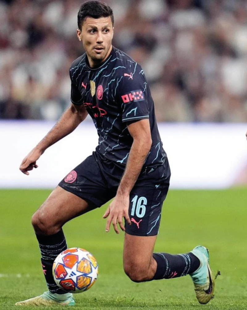 Chargez l'image dans la visionneuse de la galerie, Nameset flocage Manchester City 2023-2024 THIRD Rodri #16