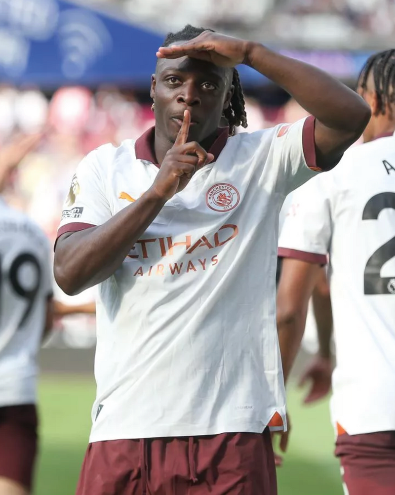 Chargez l'image dans la visionneuse de la galerie, Nameset flocage Manchester City 2023-2024 AWAY Doku #11