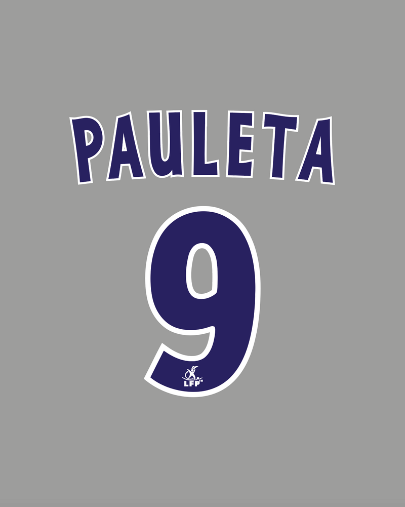 Chargez l'image dans la visionneuse de la galerie, Nameset flocage Paris 2004-2005 AWAY #9 PAULETA