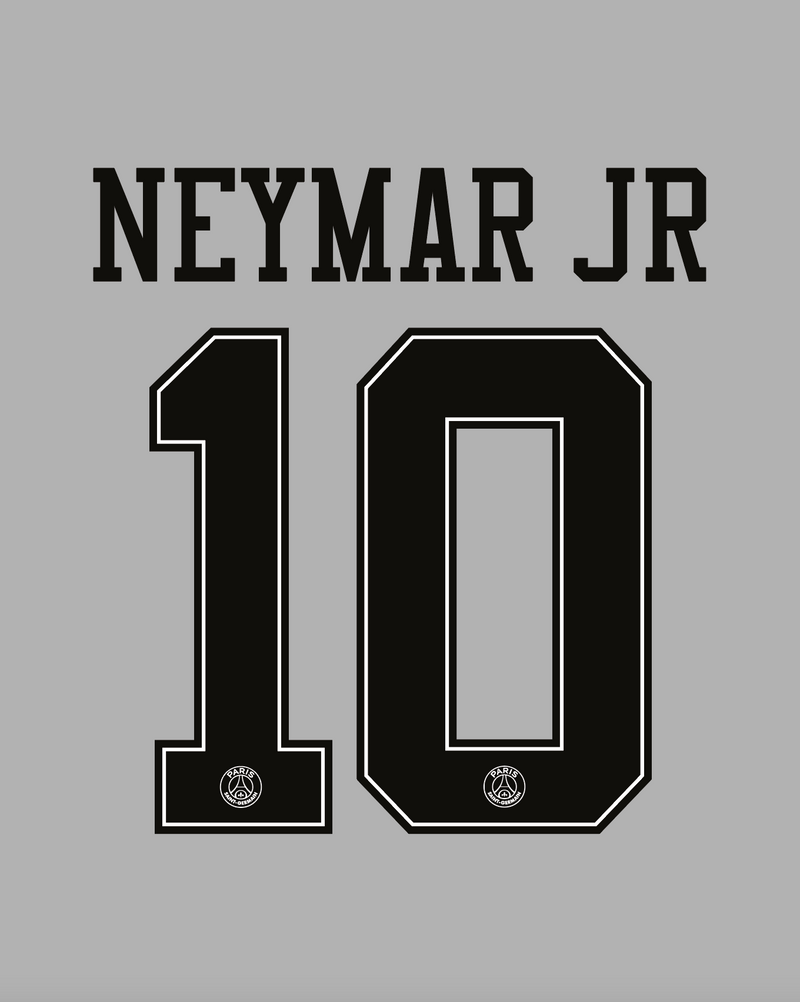 Chargez l'image dans la visionneuse de la galerie, Flocage Nameset Paris UCL 2018-2019 HOME 10 NEYMAR JR