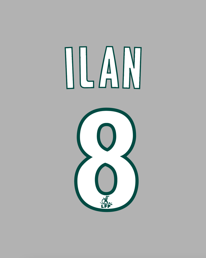 Chargez l'image dans la visionneuse de la galerie, Flocage Nameset Saint-Etienne 2007-2008 HOME 8 ILAN