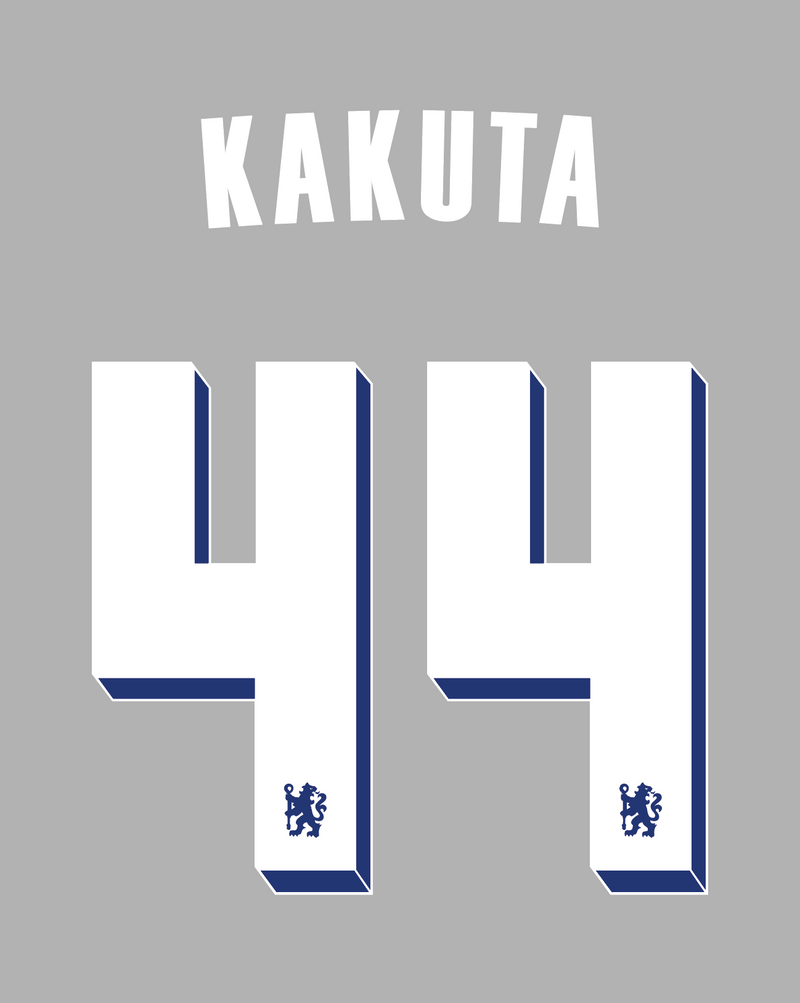 Chargez l'image dans la visionneuse de la galerie, Flocage Nameset Chelsea 2010-2011 HOME 44 KAKUTA