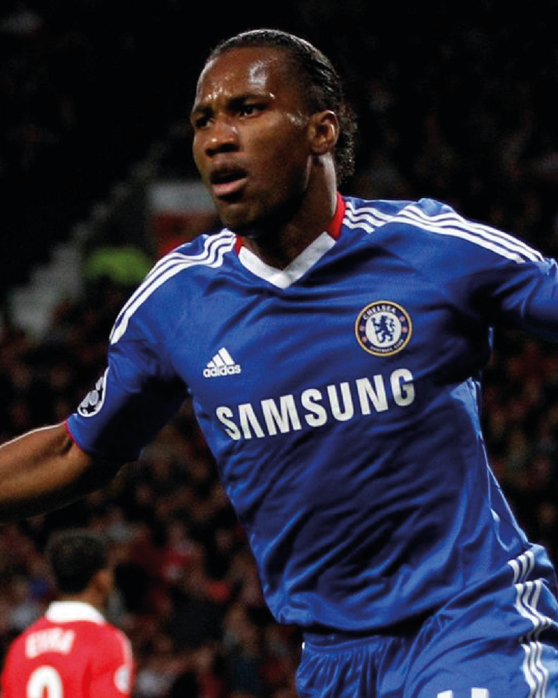 Chargez l'image dans la visionneuse de la galerie, Flocage Nameset Chelsea 2010-2011 HOME 11 DROGBA