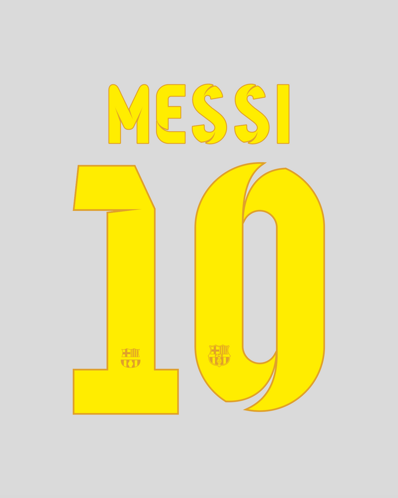 Chargez l'image dans la visionneuse de la galerie, Flocage Nameset Barcelone 2012-2013 HOME 10 MESSI