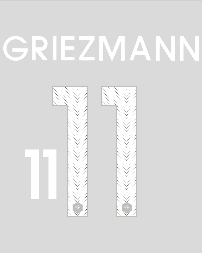 Chargez l'image dans la visionneuse de la galerie, Flocage Nameset France 2014 HOME 11 GRIEZMANN