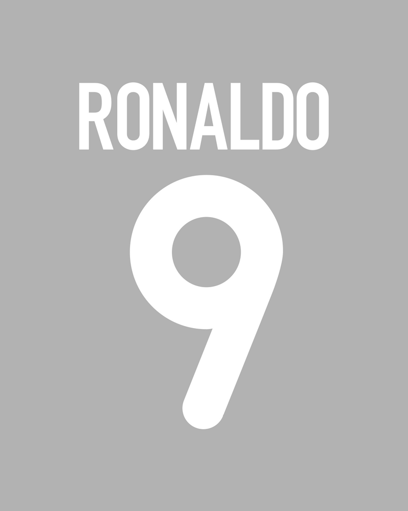 Chargez l'image dans la visionneuse de la galerie, Flocage Nameset Inter Milan 2000-2001 HOME 9 RONALDO