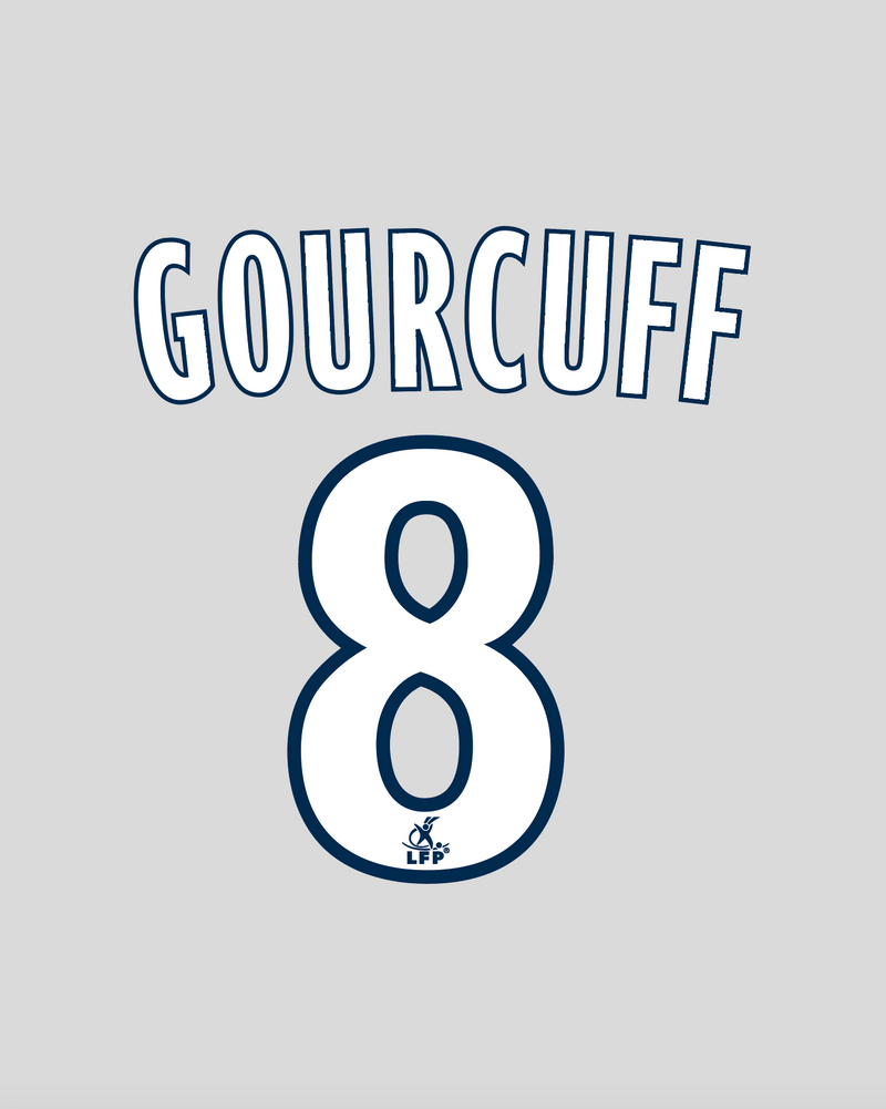 Chargez l'image dans la visionneuse de la galerie, Flocage Nameset Bordeaux 2008-2009 HOME 8 GOURCUFF