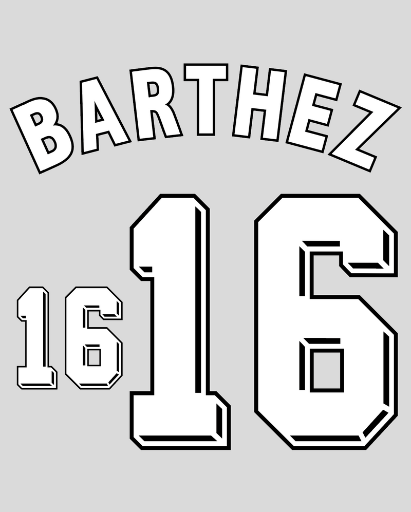 Chargez l'image dans la visionneuse de la galerie, Nameset flocage France 1998 Goal BARTHEZ #16