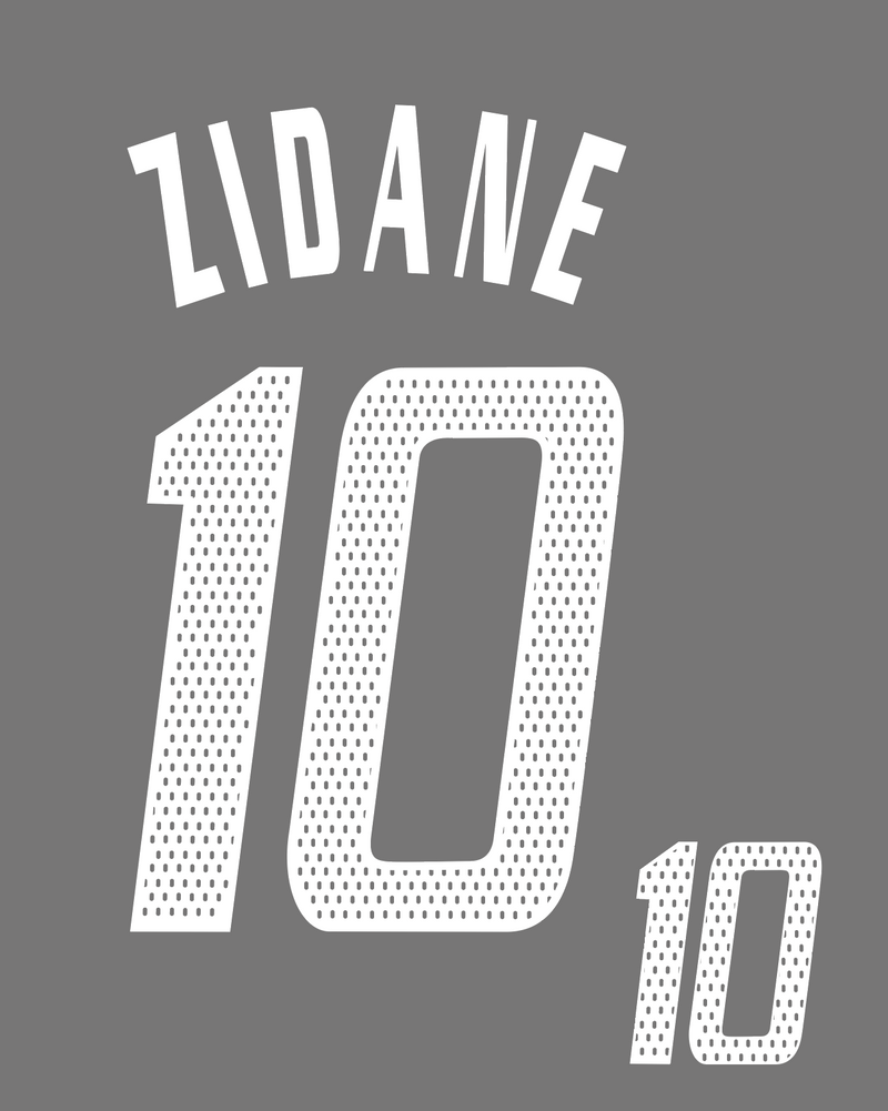 Chargez l'image dans la visionneuse de la galerie, Flocage Nameset France 2002 HOME 10 ZIDANE