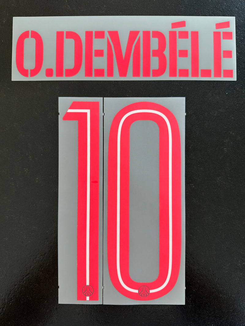 Chargez l'image dans la visionneuse de la galerie, Flocage nameset PSG UCL FOURTH 2025-2026