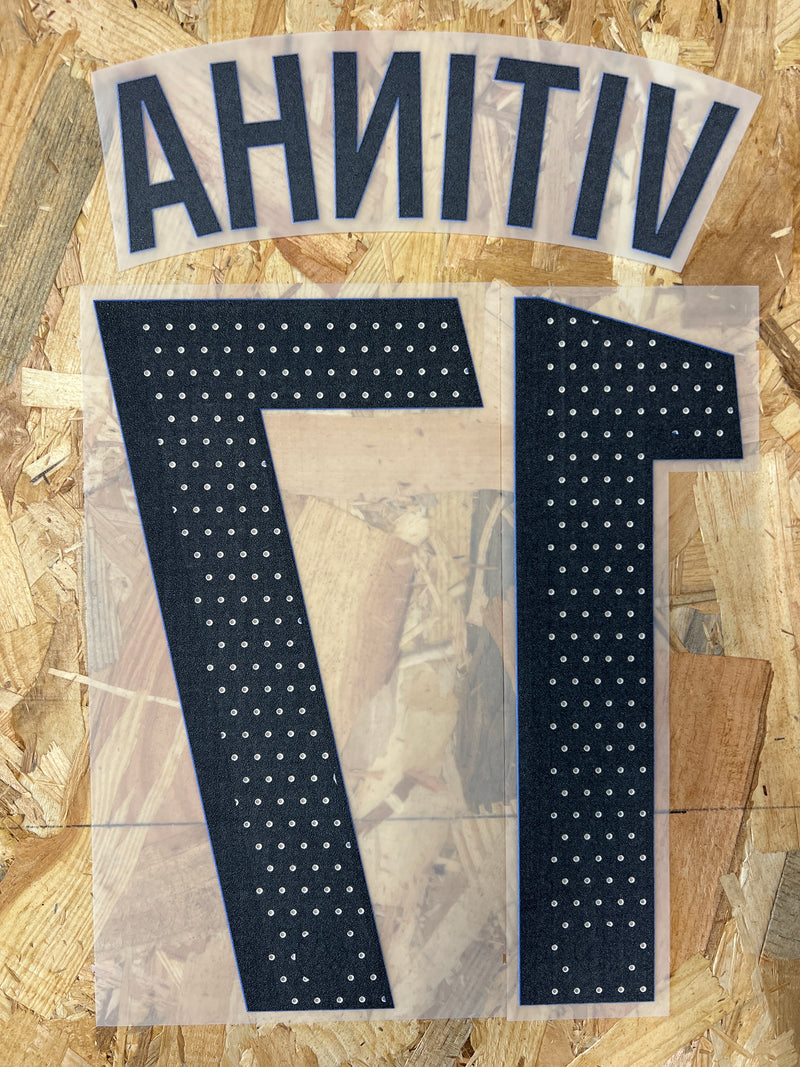 Chargez l'image dans la visionneuse de la galerie, Flocage Nameset Paris UCL 2025-2026 THIRD 17 VITINHA