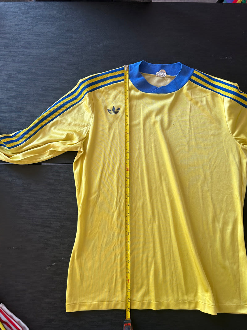 Chargez l'image dans la visionneuse de la galerie, Template Adidas Ventex Jaune à bandes bleues