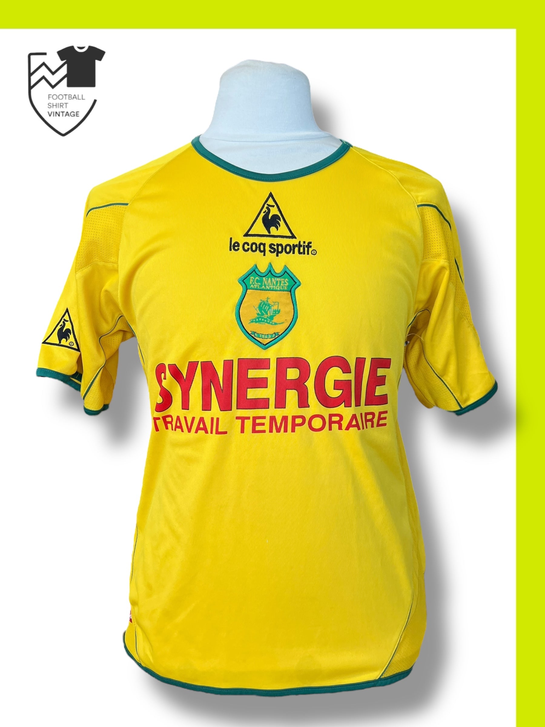 Maillot FC Nantes 2002 Loxam #9 Moldovan - Le Coq Sportif - Vintage - Taille M