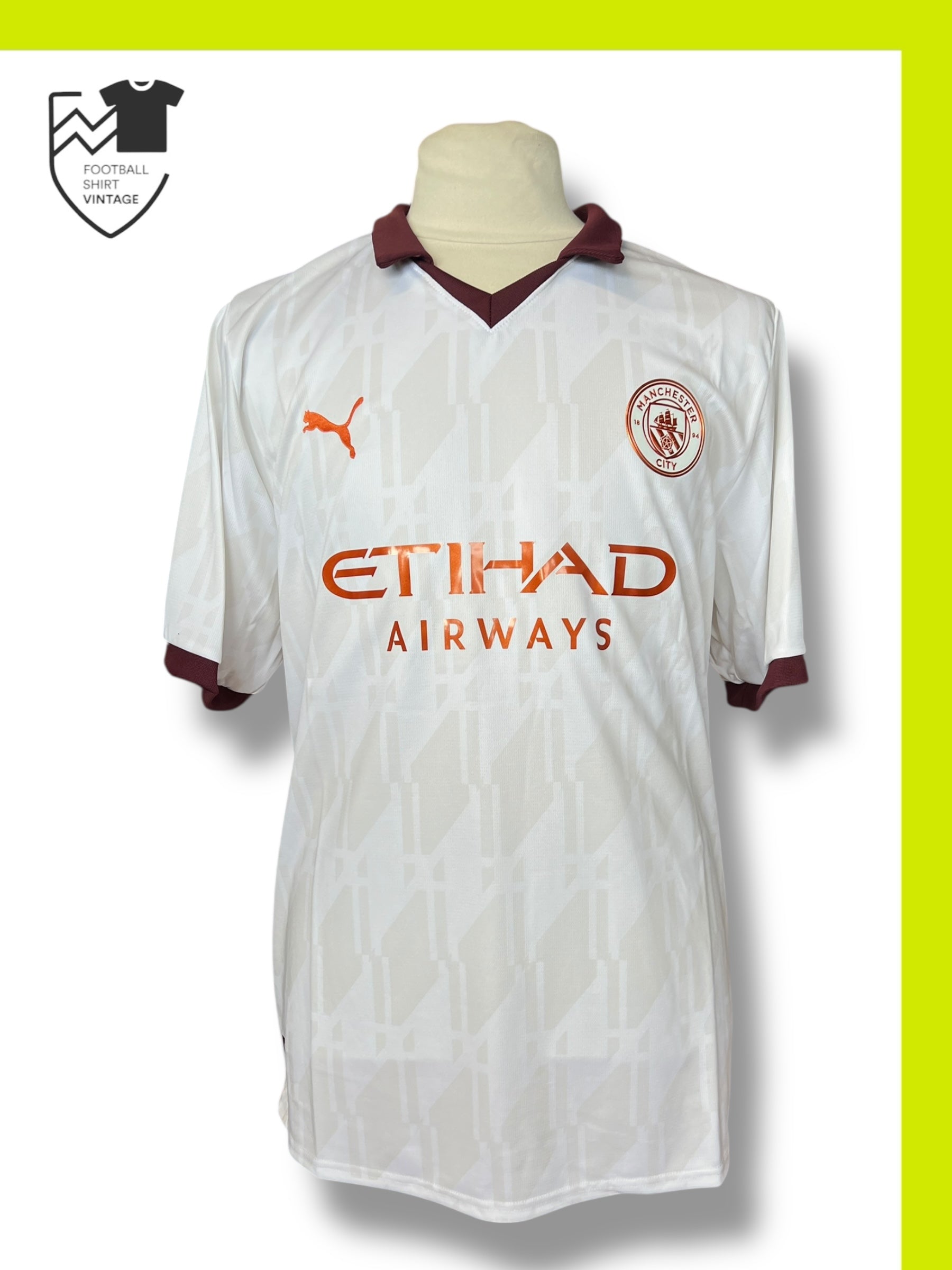 Maillot football vintage Manchester City 2023-2024 AWAY 47 FODEN