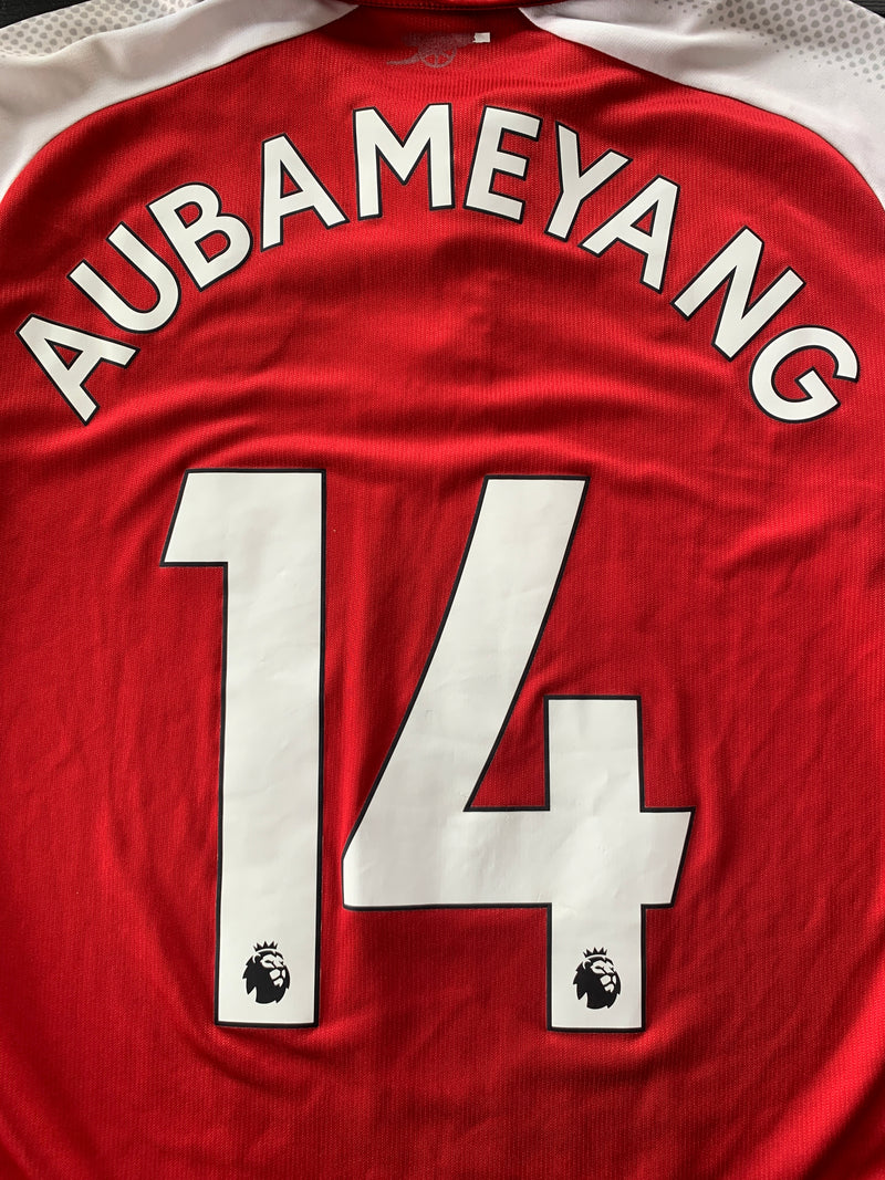 Chargez l'image dans la visionneuse de la galerie, Arsenal 2017-2018 HOME 14 AUBAMEYANG (M)