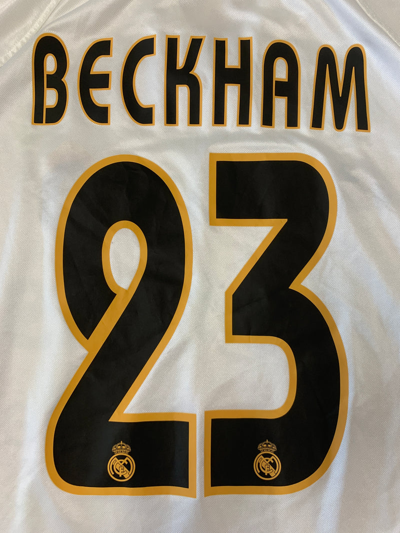 Chargez l'image dans la visionneuse de la galerie, Real Madrid 2004-2005 HOME 23 BECKHAM