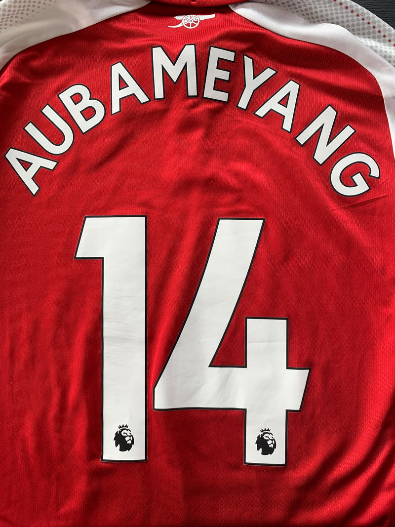 Chargez l'image dans la visionneuse de la galerie, Arsenal 2017-2018 HOME 14 AUBAMEYANG (M)