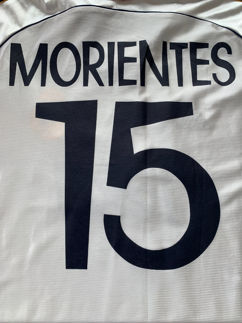 Chargez l'image dans la visionneuse de la galerie, Real Madrid 1998-1999 HOME 15 MORIENTES (L)