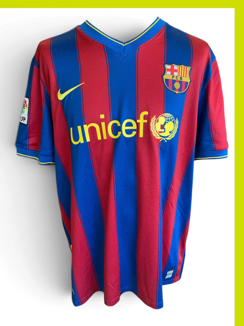 Chargez l'image dans la visionneuse de la galerie, Barcelone 2009-2010 HOME 8 A.INIESTA (XL)
