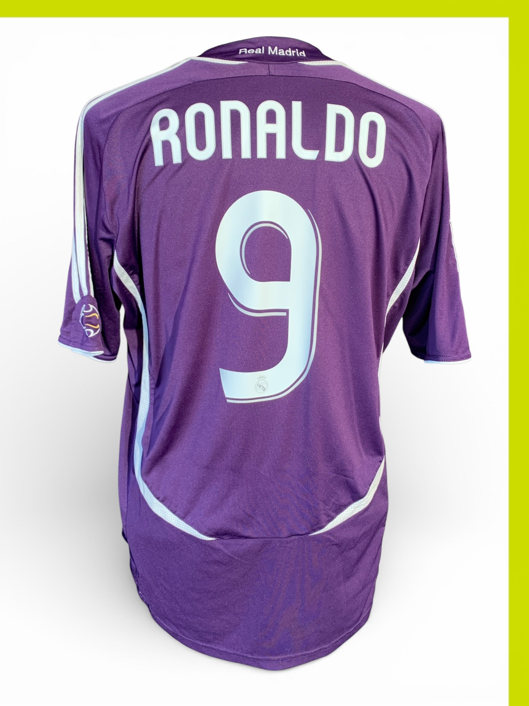 Maillot Real Madrid 2006/07 Third - Robinho #10 - Taille M - Adidas - Excellent état