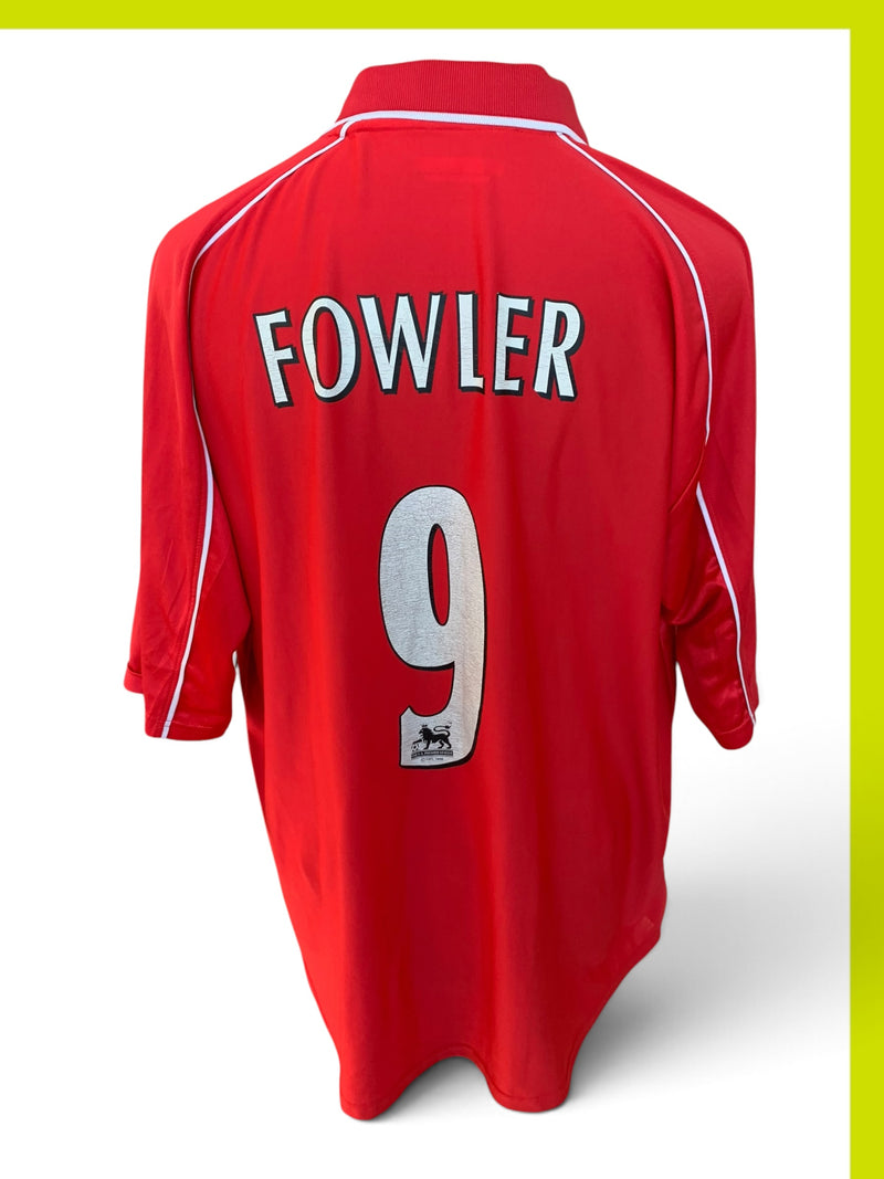 Chargez l'image dans la visionneuse de la galerie, Liverpool 2000-2001 HOME 9 FOWLER (XL)