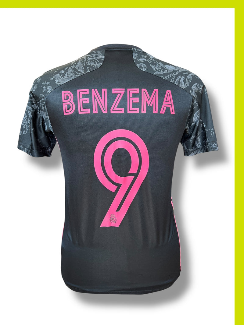 Chargez l'image dans la visionneuse de la galerie, Réal madrid 2020-2021 THIRD 9 BENZEMA
