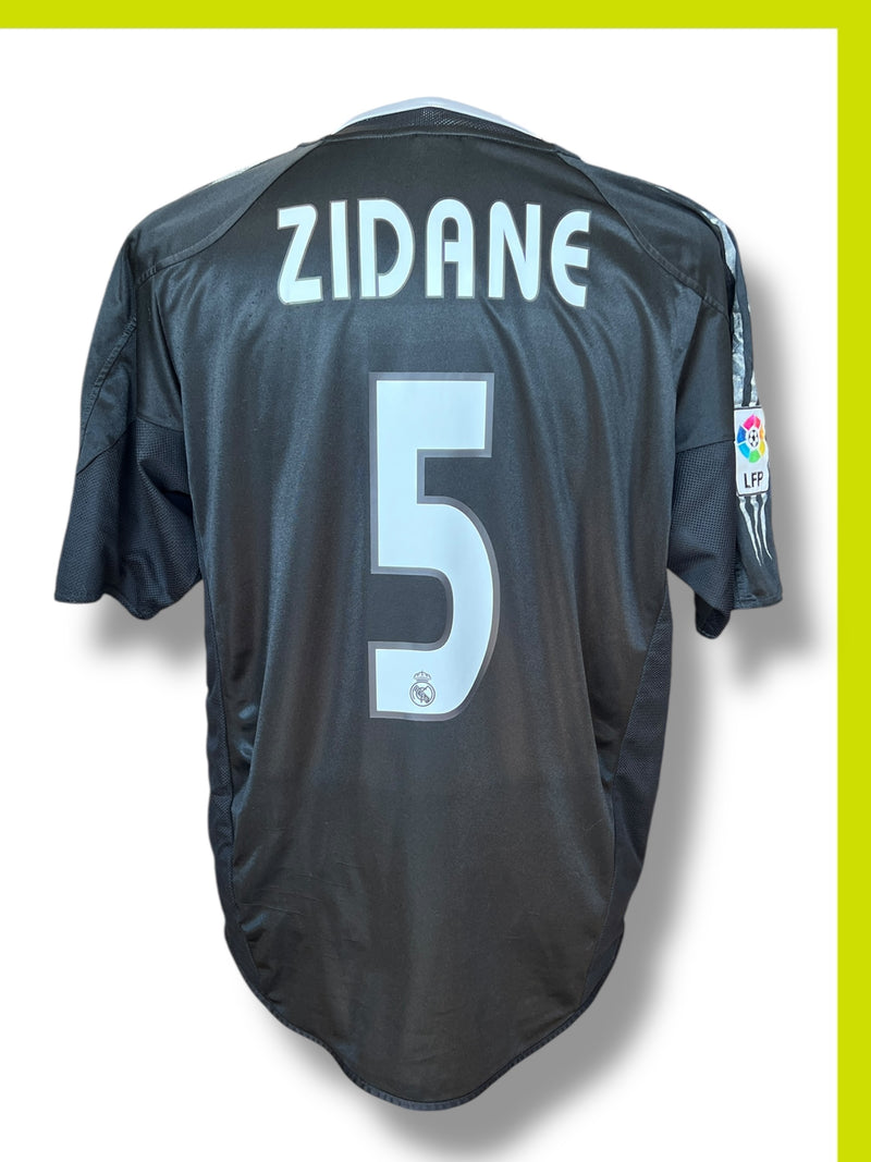 Chargez l'image dans la visionneuse de la galerie, Réal madrid 2004-2005 AWAY 5 ZIDANE