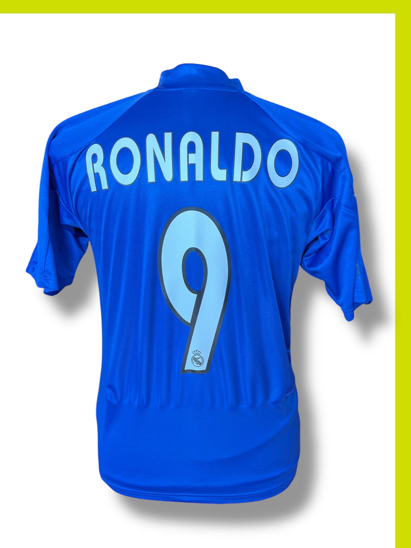 Chargez l'image dans la visionneuse de la galerie, Réal madrid 2004-2005 THIRD 9 RONALDO