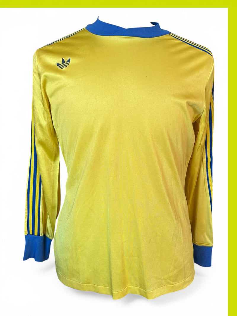 Chargez l'image dans la visionneuse de la galerie, Template Adidas Ventex Jaune à bandes bleues